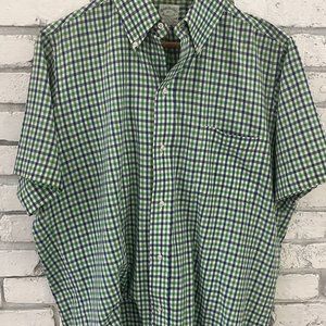 Vintage Brooks Brothers Short Sleeve Collared Shirt